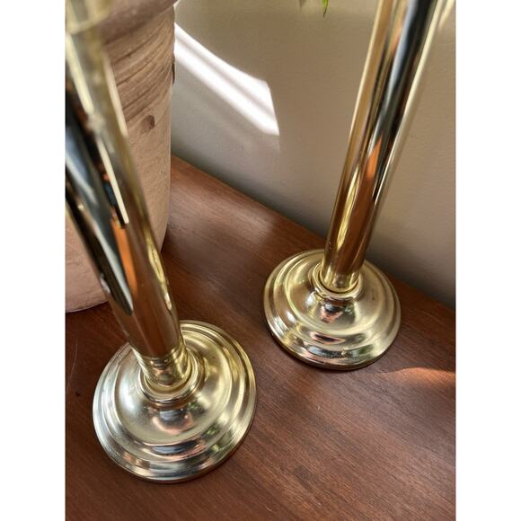 Vintage PartyLite Brass Candle Stick Holders - Picture 4 of 5